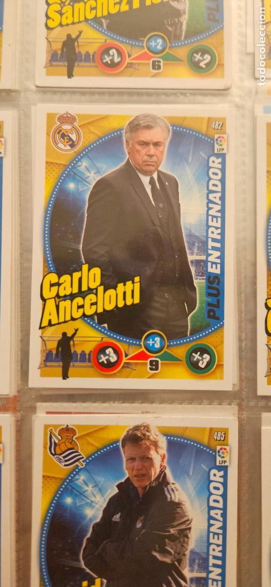 Fu&szlig;ball-Sticker: 482 - Javi Gracia (M&aacute;laga C.F.) adrenalyn 2014 2015 14 15 trading card