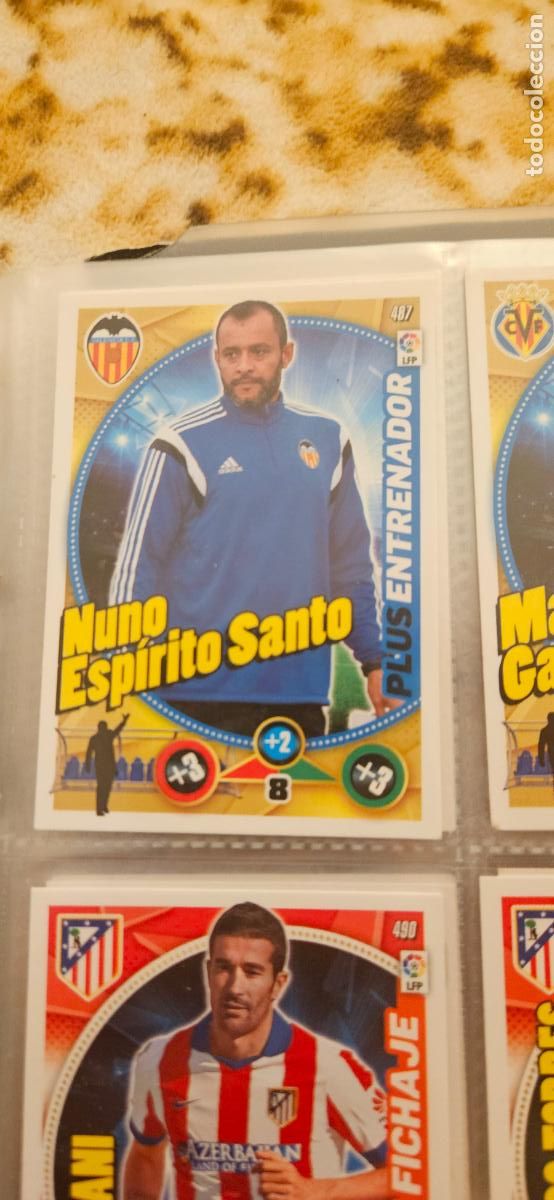 Fu&szlig;ball-Sticker: 487 - Nuno Esp&iacute;rito Santo (Valencia C.F.) adrenalyn 2014 2015 14 15 trading card