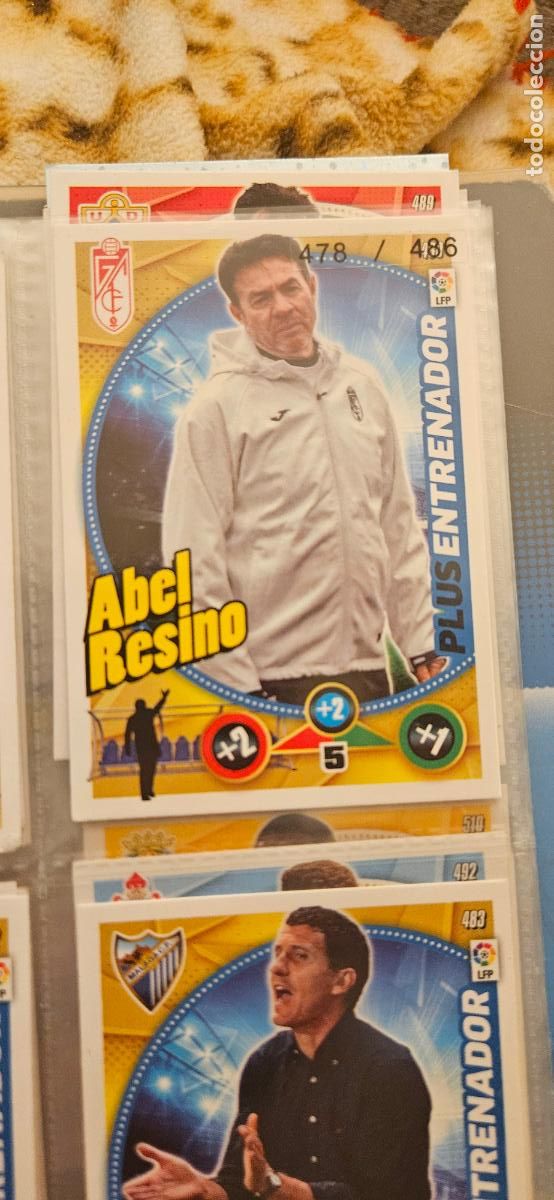Fu&szlig;ball-Sticker: 480 - Abel Resino (Granada C.F.) adrenalyn 2014 2015 14 15 trading card
