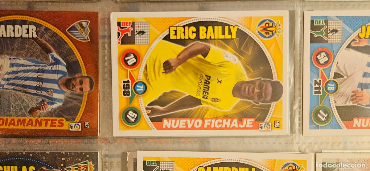 Cartes &agrave; collectionner de Football: Eric Bailly, n&uacute;mero 509, equipo Villarreal C.F., adrenalyn 2014 2015 14 15 trading card [1]