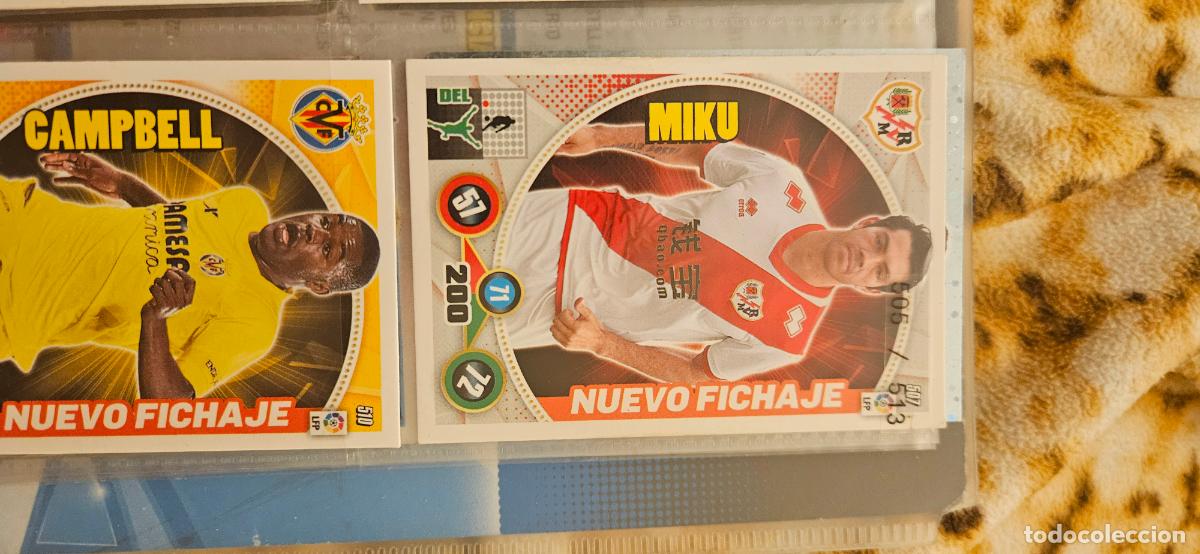 Fu&szlig;ball-Sticker: Miku, n&uacute;mero 507, equipo Rayo Vallecano, adrenalyn 2014 2015 14 15 trading card