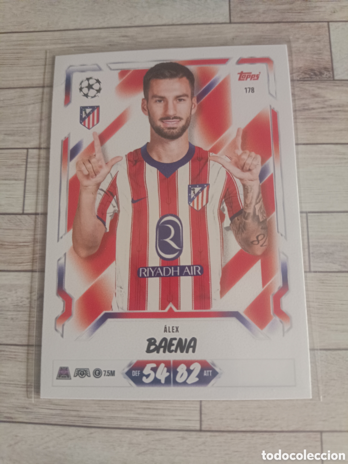 Cromos de f&uacute;tbol: 178 ALEX BAENA ATL&Eacute;TICO DE MADRID CHAMPIONS MATCH ATTAX 2026 2027 TOPPS 26 27