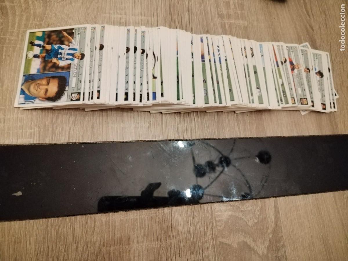Football Stickers: Liga 2001/02, liga 2001/2002- Lote de 235 cromos