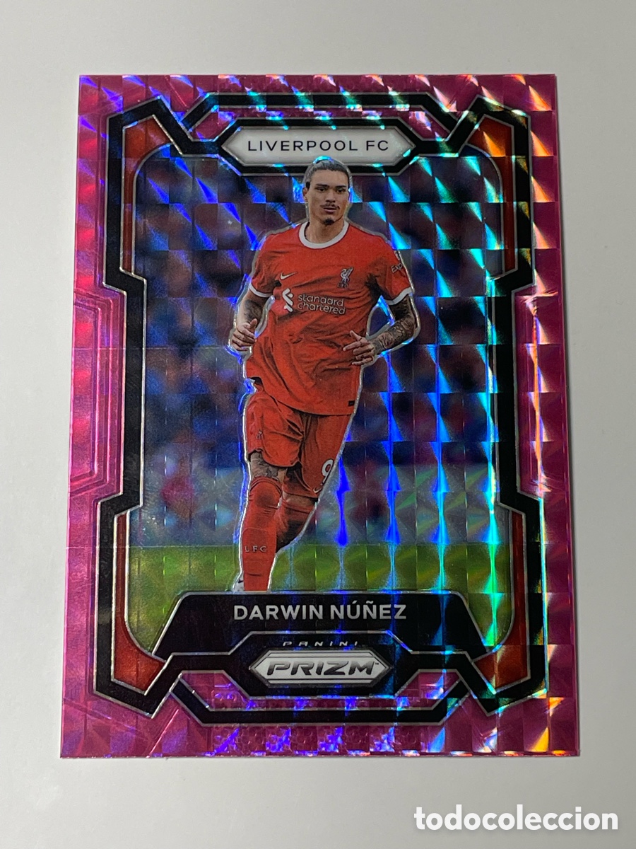 Football Stickers: Darwin N&uacute;&ntilde;ez Liverpool Panini Prizm 23/24 #75