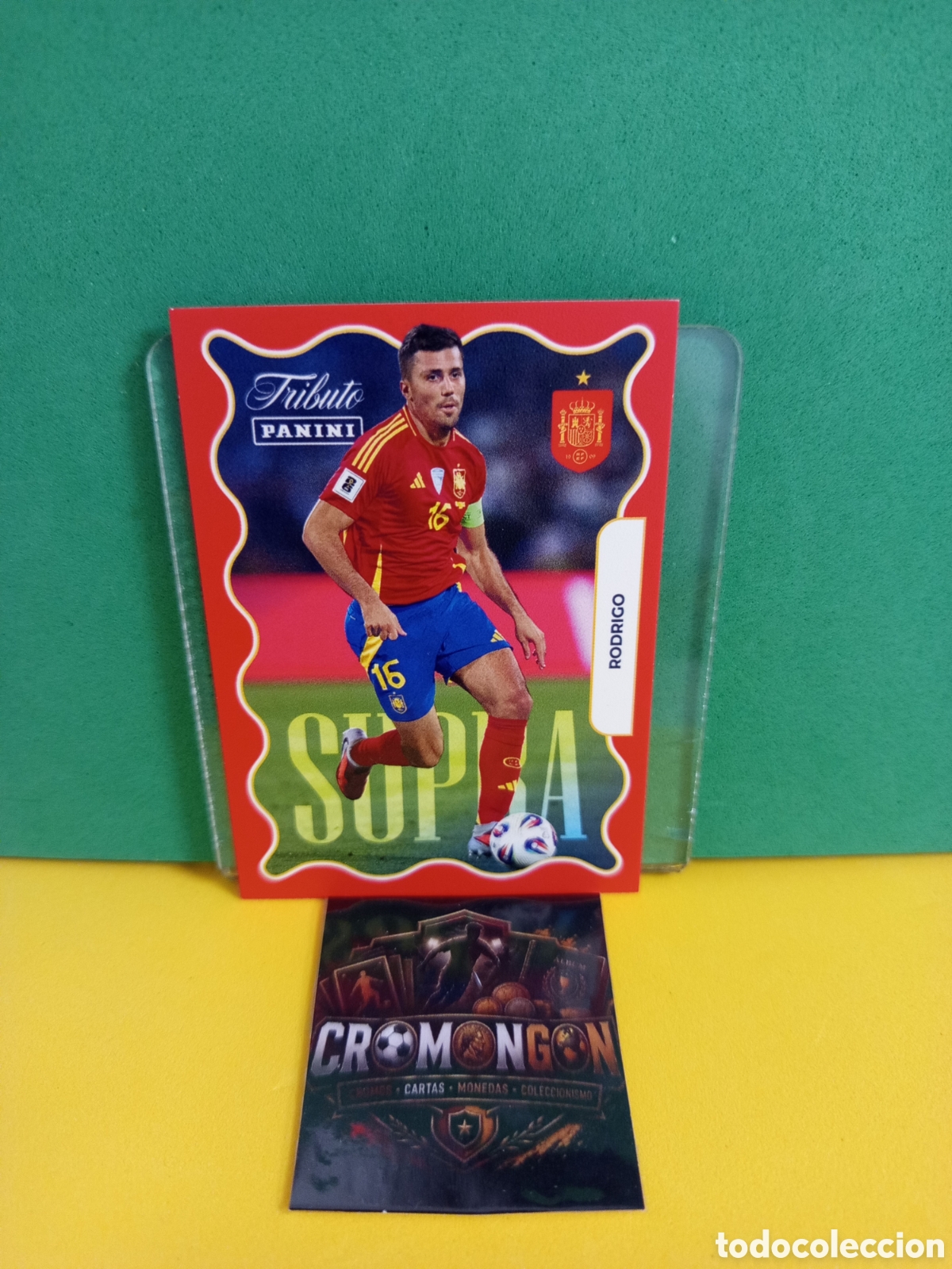 Figurine di Calcio: ❇️ CROMO ⚽ CARD RODRI 76 PANINI TRIBUTE SELECCION ESPA&Ntilde;OLA 2010-2026 VAMOS CAMPEONES ❇️