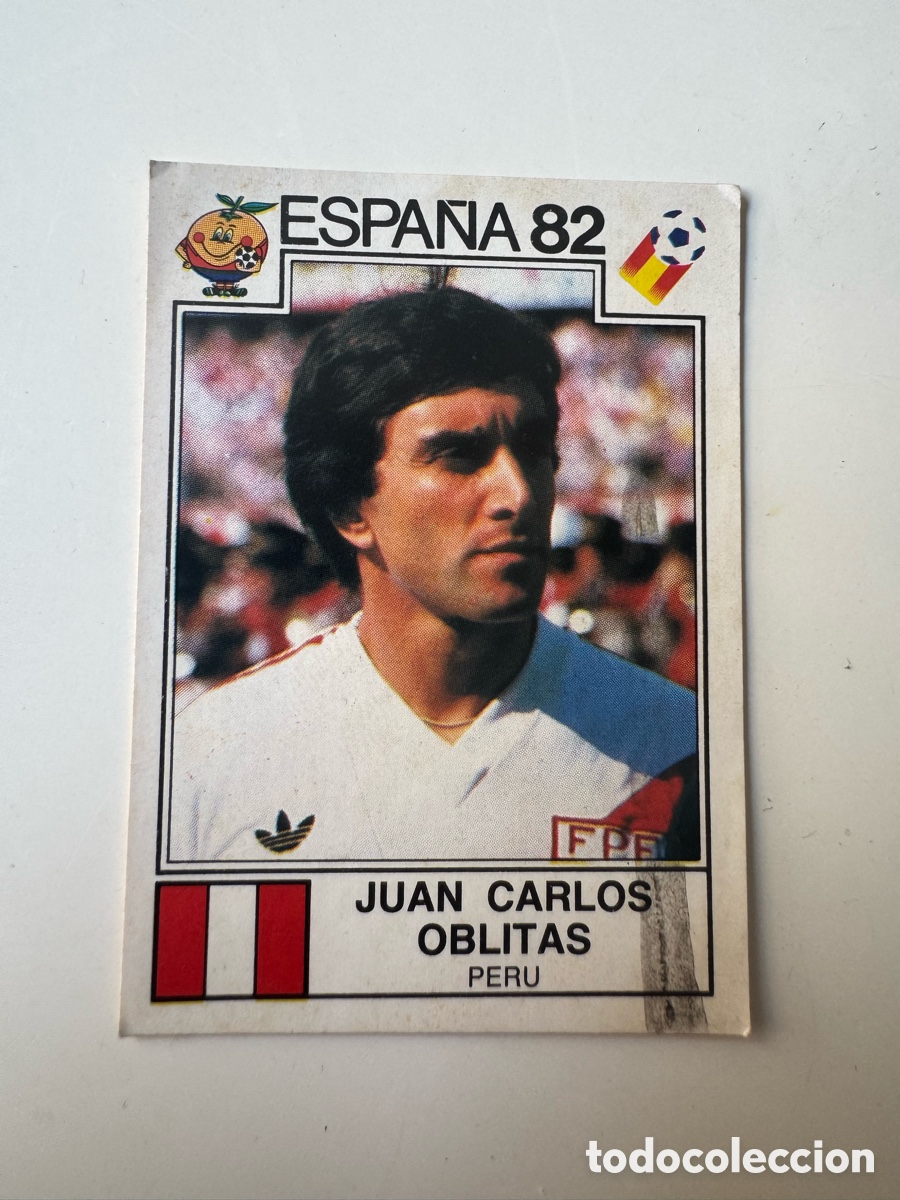 Cromos de f&uacute;tbol: Figurine Panini Espa&ntilde;a Mundial 82 JUAN CARLOS OBLITAS &ndash; N&ordm; 88 &ndash; PERU