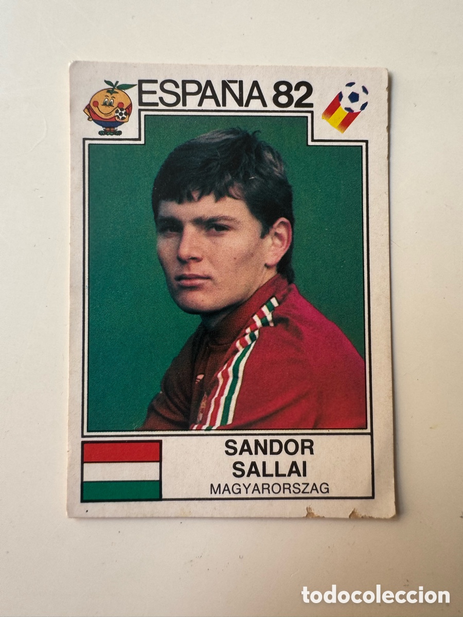 Cromos de f&uacute;tbol: Figurine Panini Espa&ntilde;a Mundial 82 SANDOR SALLAI &ndash; N&ordm; 191 &ndash; MAGYARORSZAG