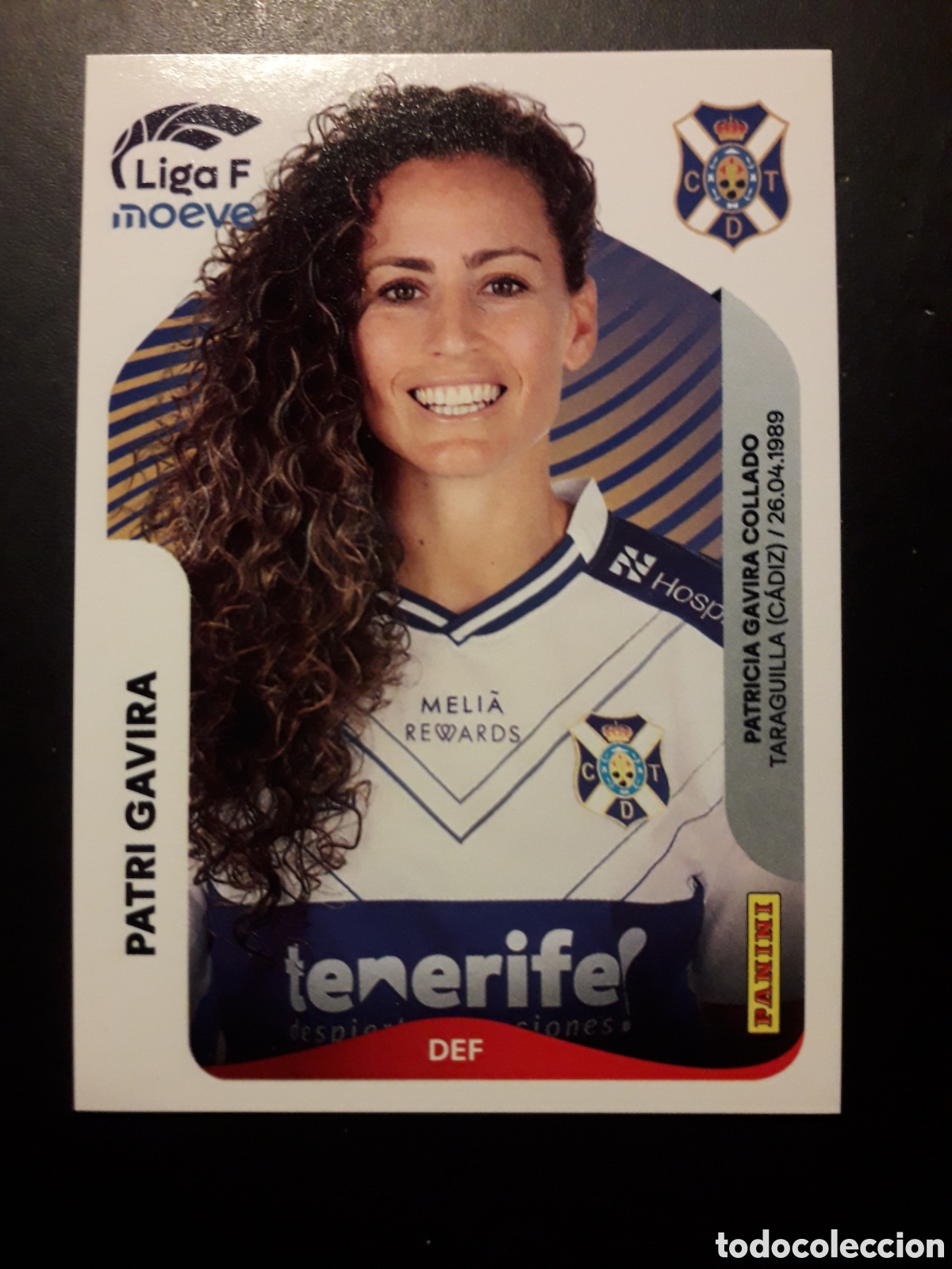 Cromos de f&uacute;tbol: PATRI GAVIRA TENERIFE N&deg; 110 LIGA F FEMENINA 2025 2026 25 26 PANINI SIN PEGAR PEDIDO M&Iacute;NIMO 3&euro;