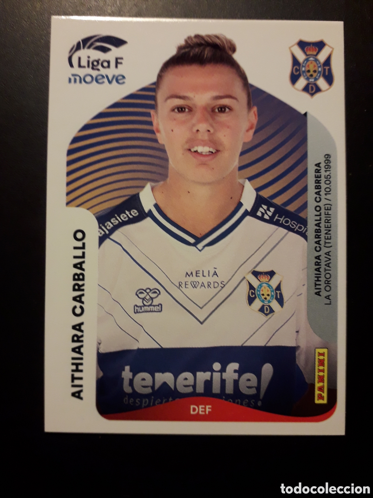 Cromos de f&uacute;tbol: AITHARA CARBALLO TENERIFE N&deg; 112 LIGA F FEMENINA 2025 2026 25 26 PANINI SIN PEGAR PEDIDO M&Iacute;NIMO 3&euro;.