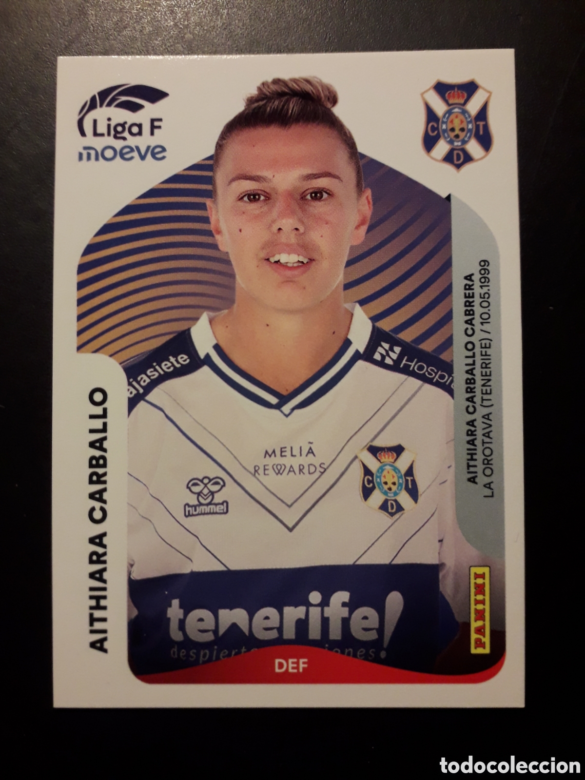 Cromos de f&uacute;tbol: AITHARA CARBALLO TENERIFE N&deg; 112 LIGA F FEMENINA 2025 2026 25 26 PANINI SIN PEGAR PEDIDO M&Iacute;NIMO 3&euro;.