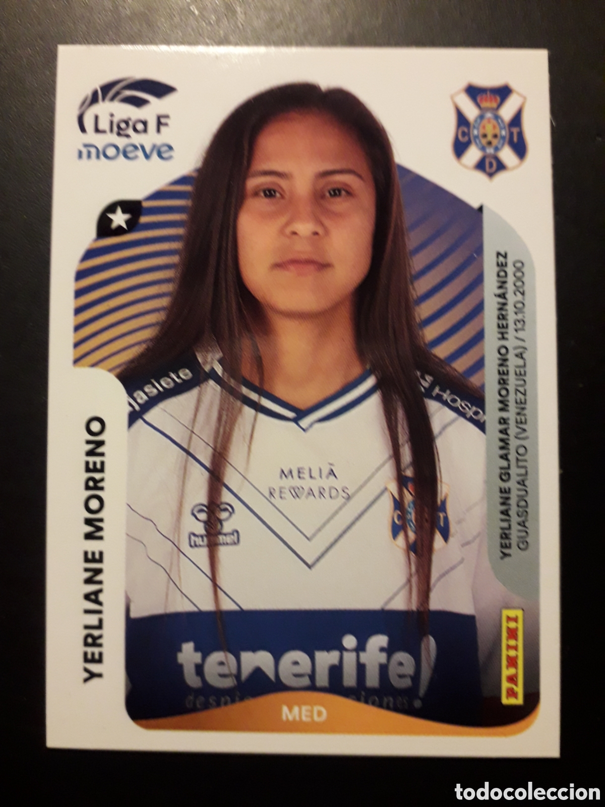 Cromos de f&uacute;tbol: YERLIANE MORENO TENERIFE N&deg; 116 LIGA F FEMENINA 2025 2026 25 26 PANINI SIN PEGAR PEDIDO M&Iacute;NIMO 3&euro;