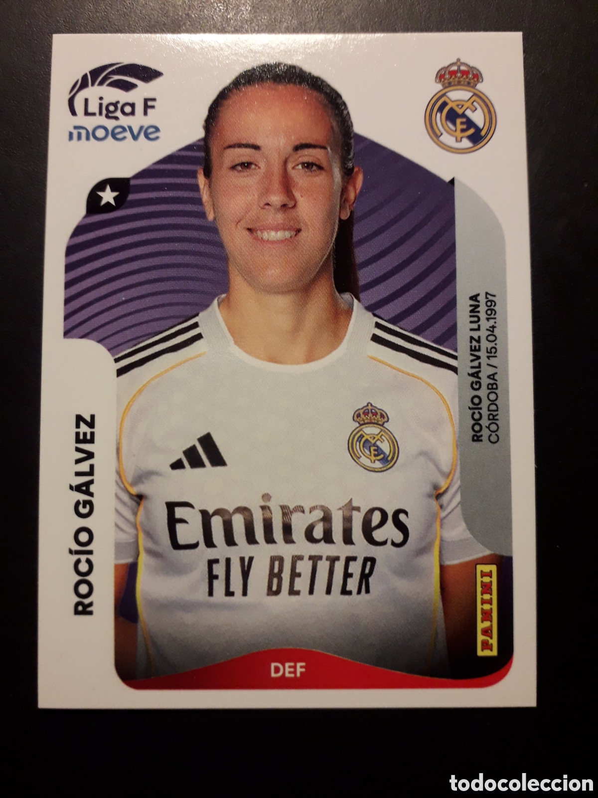 Cartes &agrave; collectionner de Football: ROC&Iacute;O G&Aacute;LVEZ REAL MADRID N&deg; 267 A LIGA F FEMENINA 2025 2026 25 26 PANINI SIN PEGAR PEDIDO M&Iacute;NIMO 3&euro;.