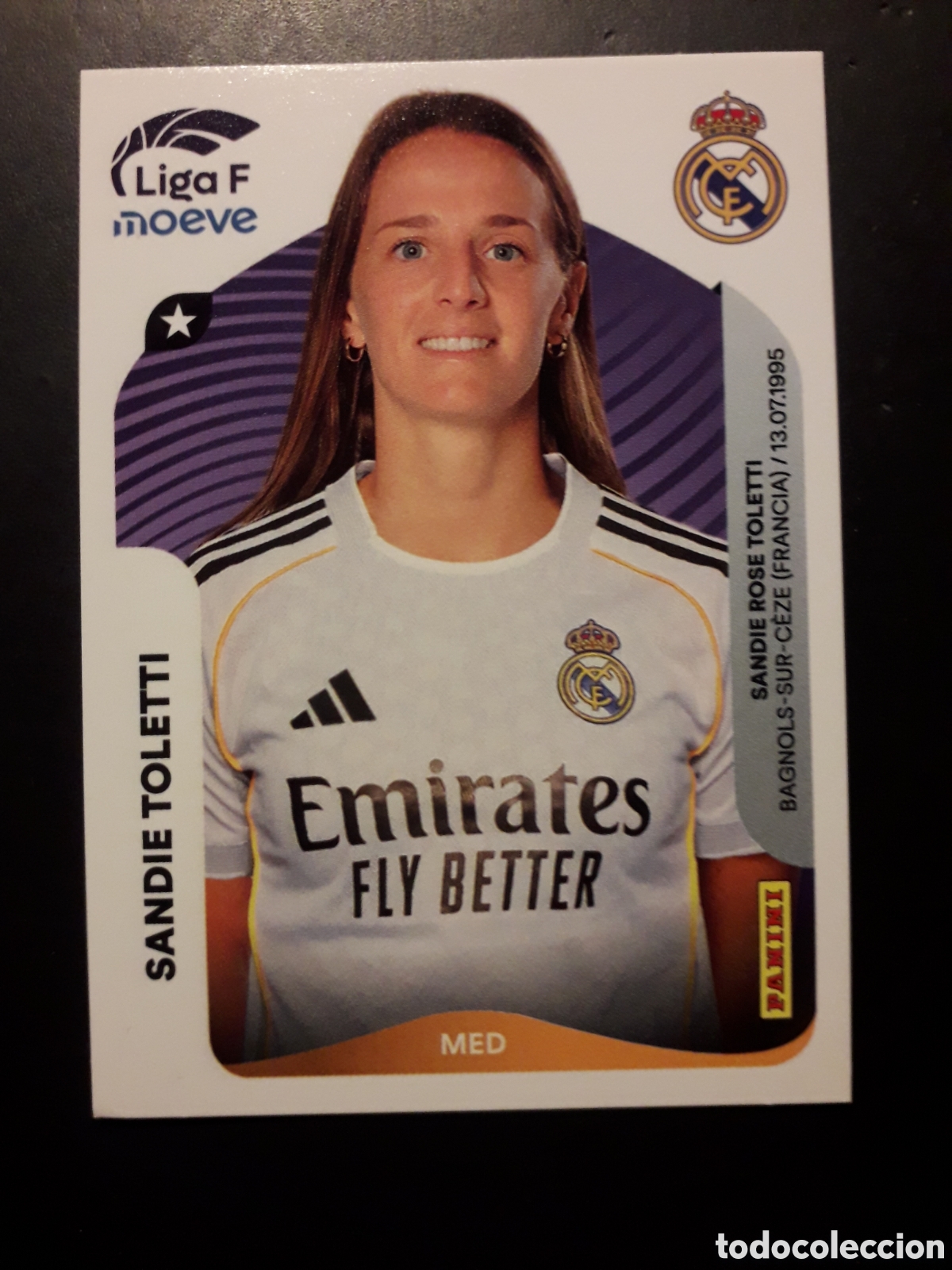 Cromos de Futebol: SANDIE TOLETTI REAL MADRID N&deg; 272 A LIGA F FEMENINA 2025 2026 25 26 PANINI SIN PEG PEDIDO M&Iacute;NIMO 3&euro;