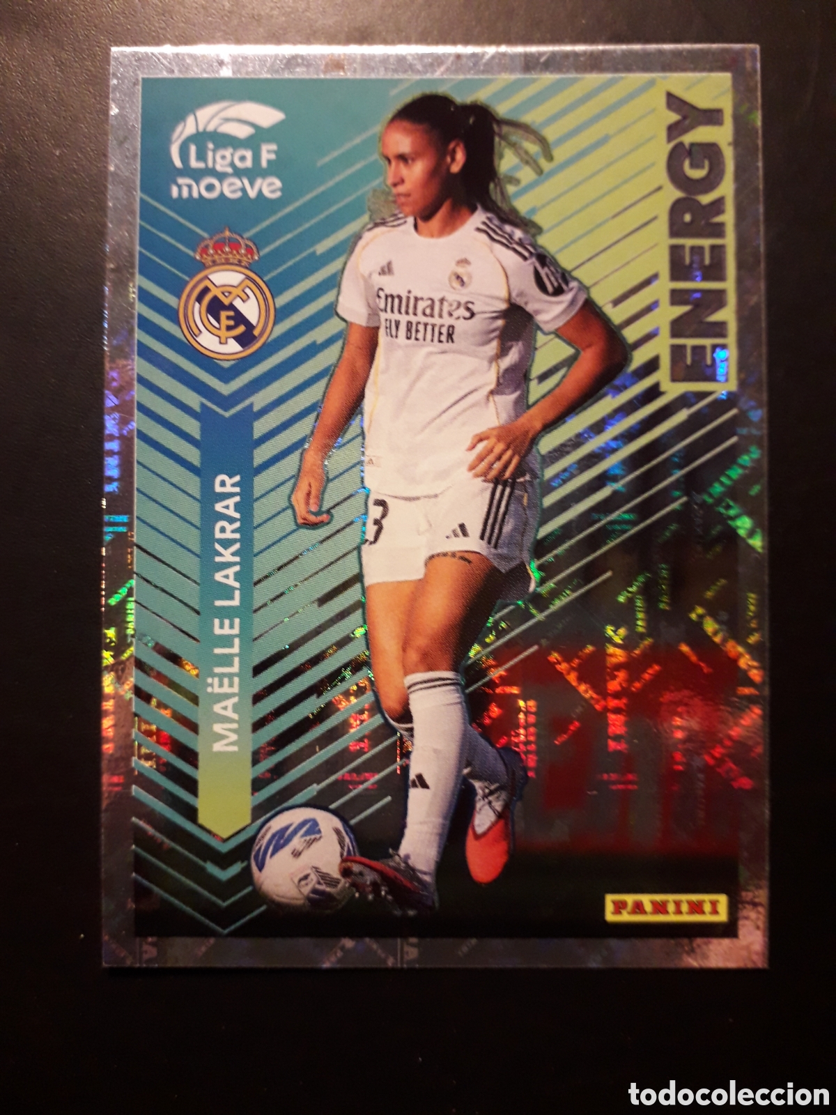 Cromos de Futebol: MA&Euml;LLE LAKRAR, ENERGY REAL MADRID N&deg; 346 LIGA F FEMENINA 2025 2026 25 26 PANINI PEDIDO M&Iacute;NIMO 3&euro;