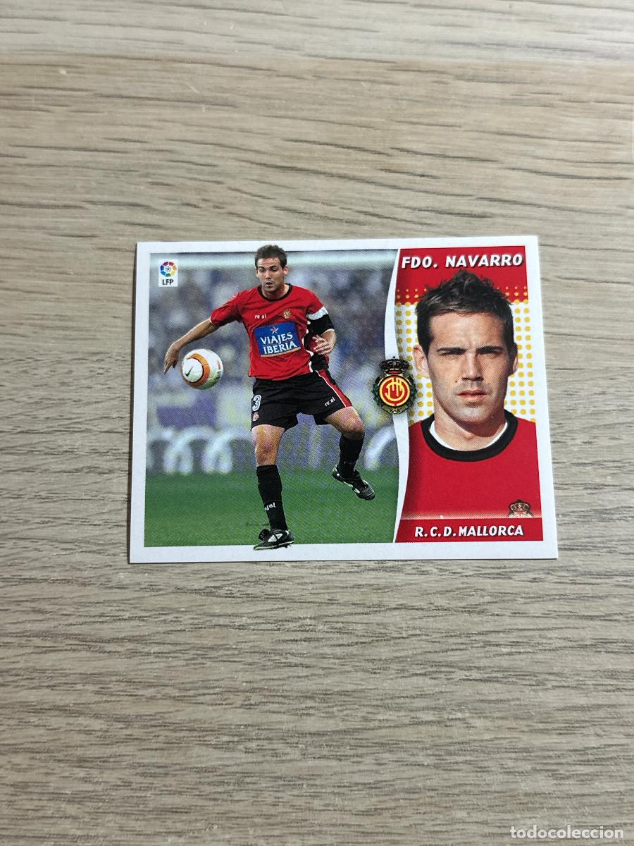 Figurine di Calcio: FERNANDO NAVARRO MALLORCA COLECCIONES ESTE LIGA 2006 2007 06 07 SIN PEGAR NUNCA PEGADO