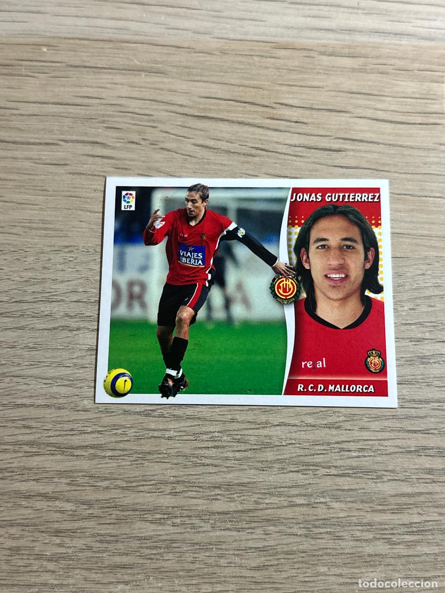 Figurine di Calcio: JONAS GUTIERREZ MALLORCA COLECCIONES ESTE LIGA 2006 2007 06 07 SIN PEGAR NUNCA PEGADO