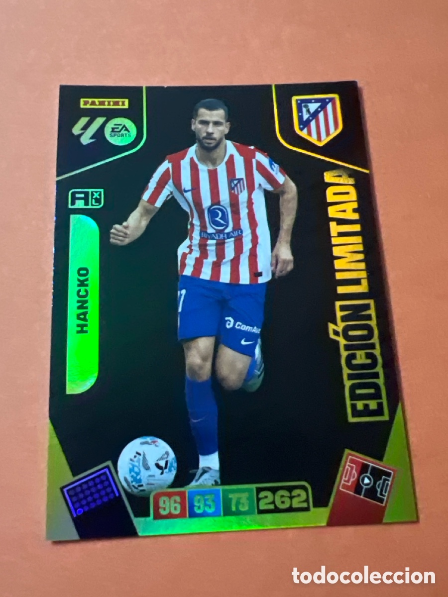 Cromos de f&uacute;tbol: C168. Hancko edici&oacute;n limitada atl&eacute;tico de Madrid ADRENALYN 2025-26