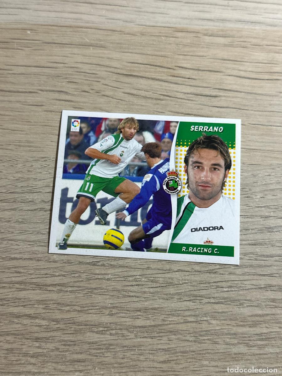 Figurine di Calcio: SERRANO RACING COLECCIONES ESTE LIGA 2006 2007 06 07 SIN PEGAR NUNCA PEGADO