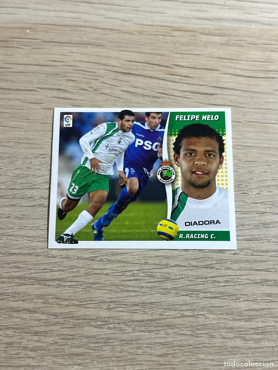 Figurine di Calcio: FELIPE MELO RACING COLECCIONES ESTE LIGA 2006 2007 06 07 SIN PEGAR NUNCA PEGADO