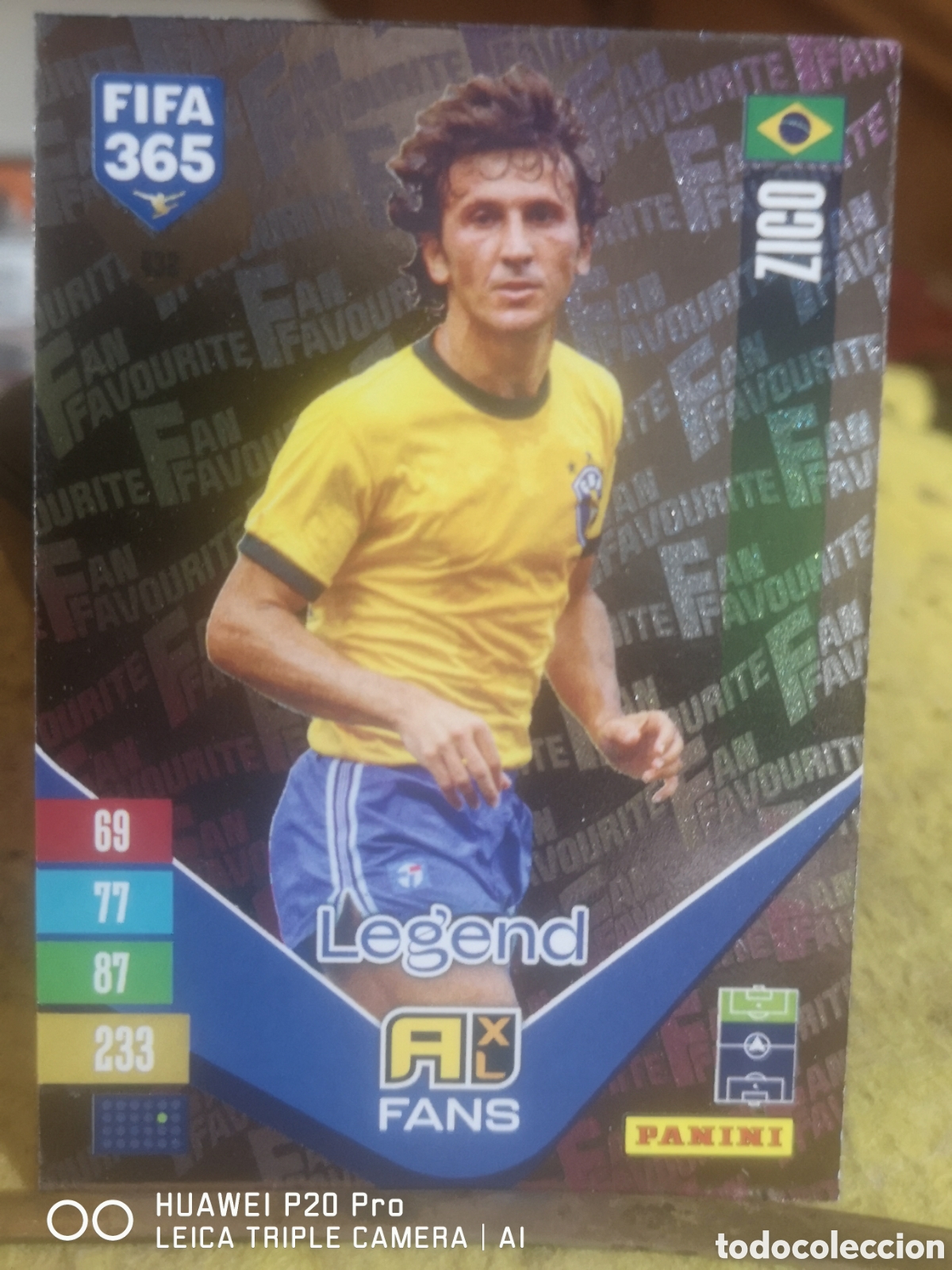 Figurine di Calcio: ADRENALYN FIFA 365 2027 FANS PARALELA LEGEND 432 ZICO - BRASIL