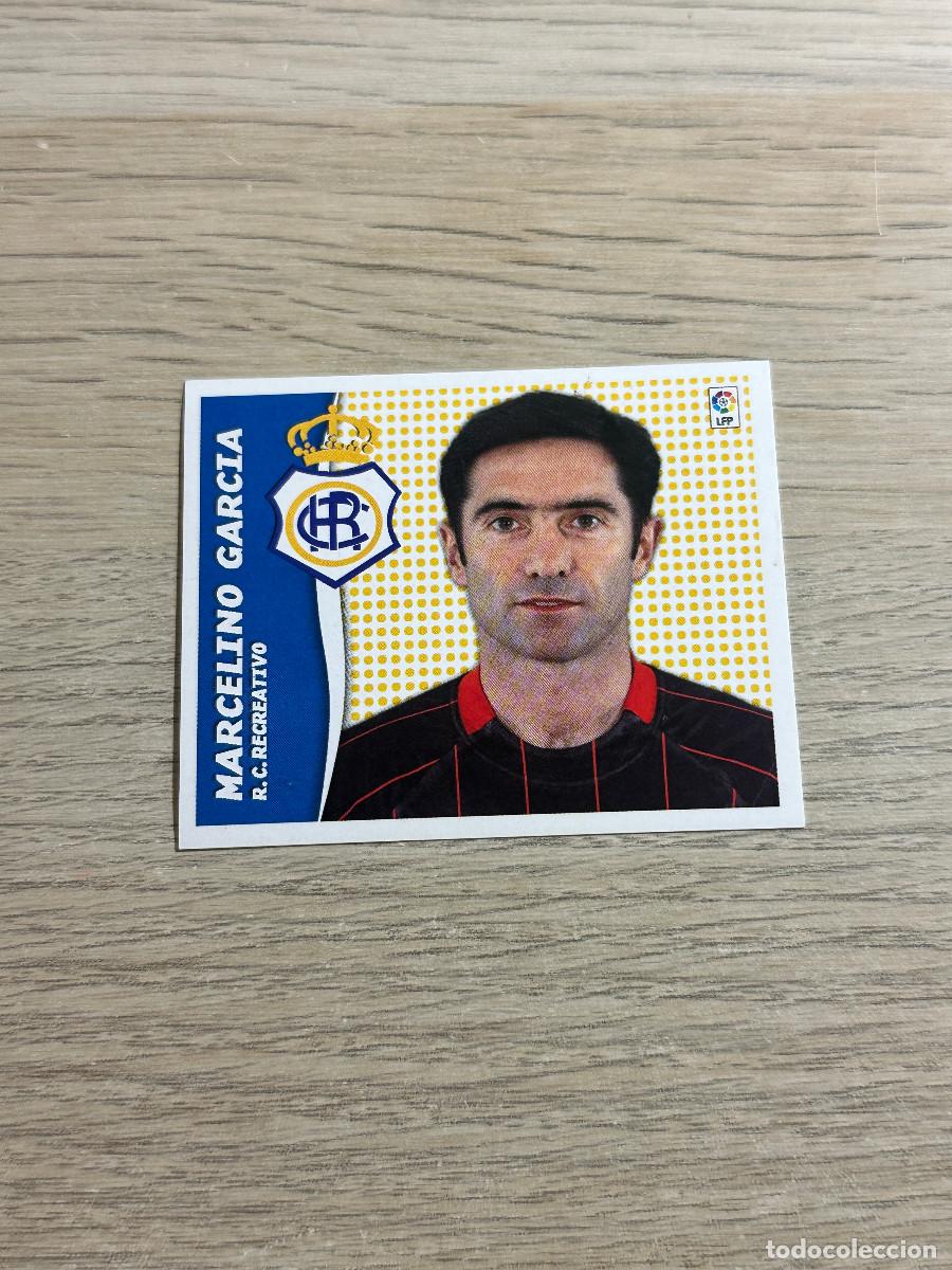 Figurine di Calcio: MARCELINO GARCIA RECREATIVO COLECCIONES ESTE LIGA 2006 2007 06 07 SIN PEGAR NUNCA PEGADO