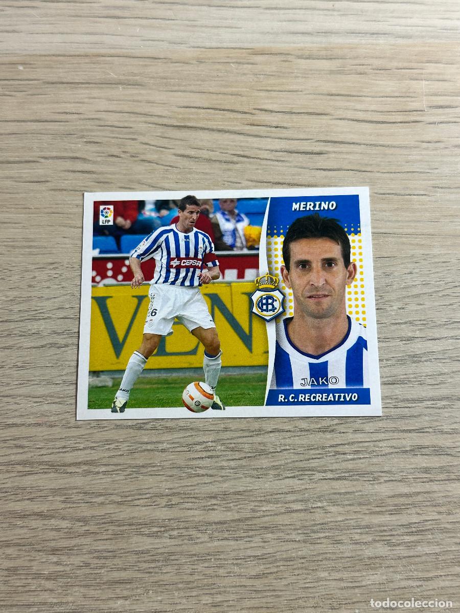 Figurine di Calcio: MERINO RECREATIVO COLECCIONES ESTE LIGA 2006 2007 06 07 SIN PEGAR NUNCA PEGADO