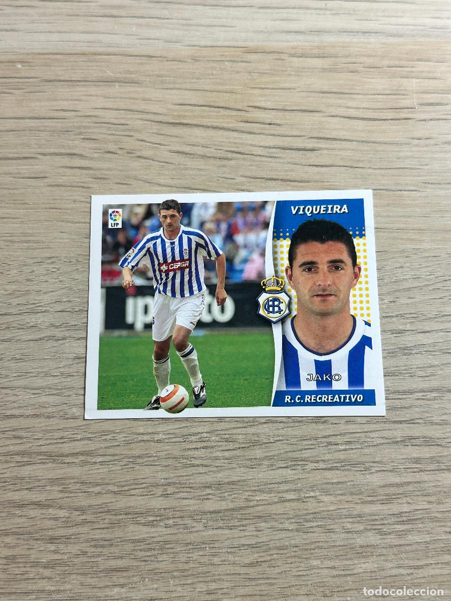 Figurine di Calcio: VIQUEIRA RECREATIVO COLECCIONES ESTE LIGA 2006 2007 06 07 SIN PEGAR NUNCA PEGADO