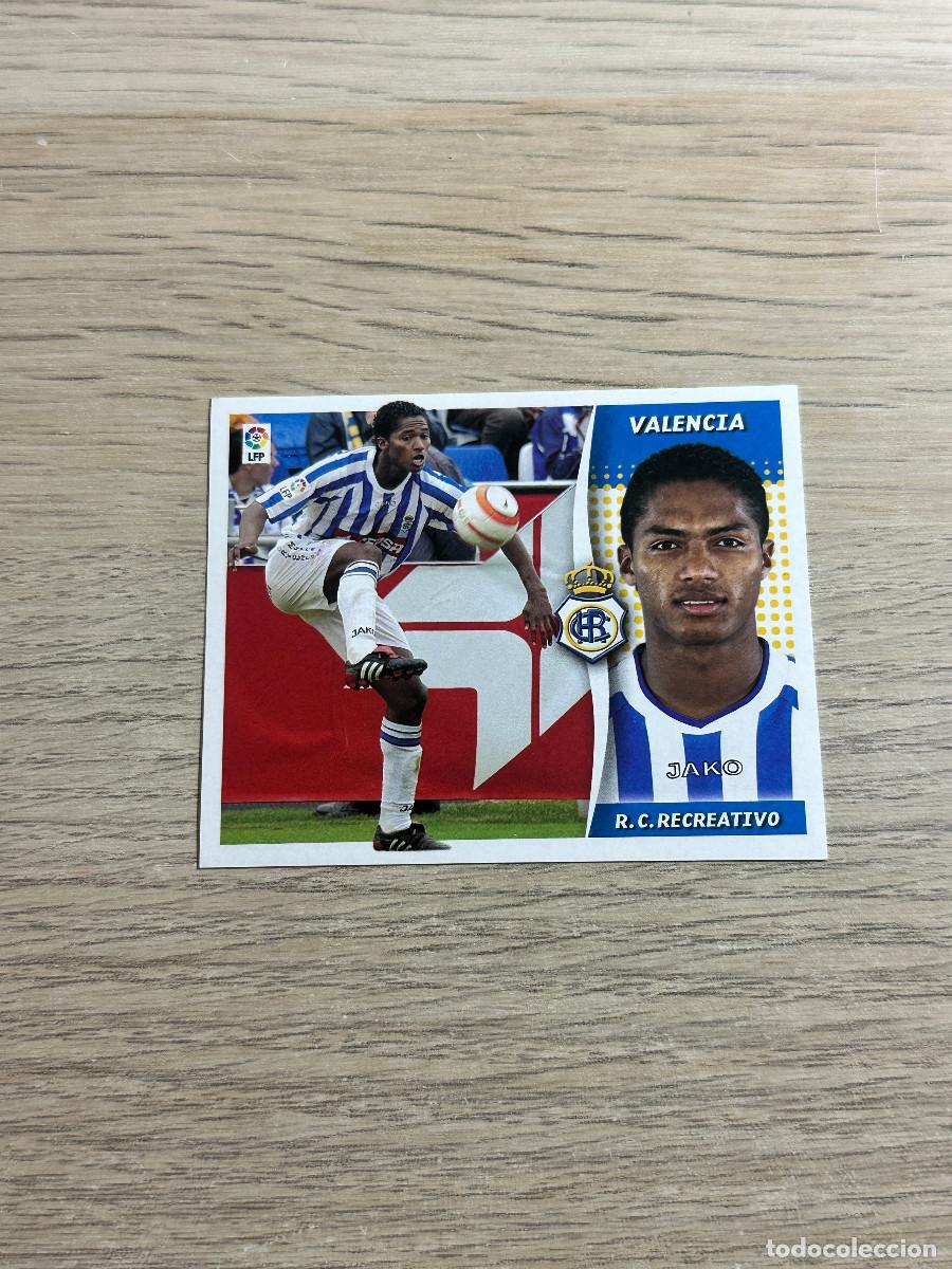Figurine di Calcio: VALENCIA RECREATIVO COLECCIONES ESTE LIGA 2006 2007 06 07 SIN PEGAR NUNCA PEGADO