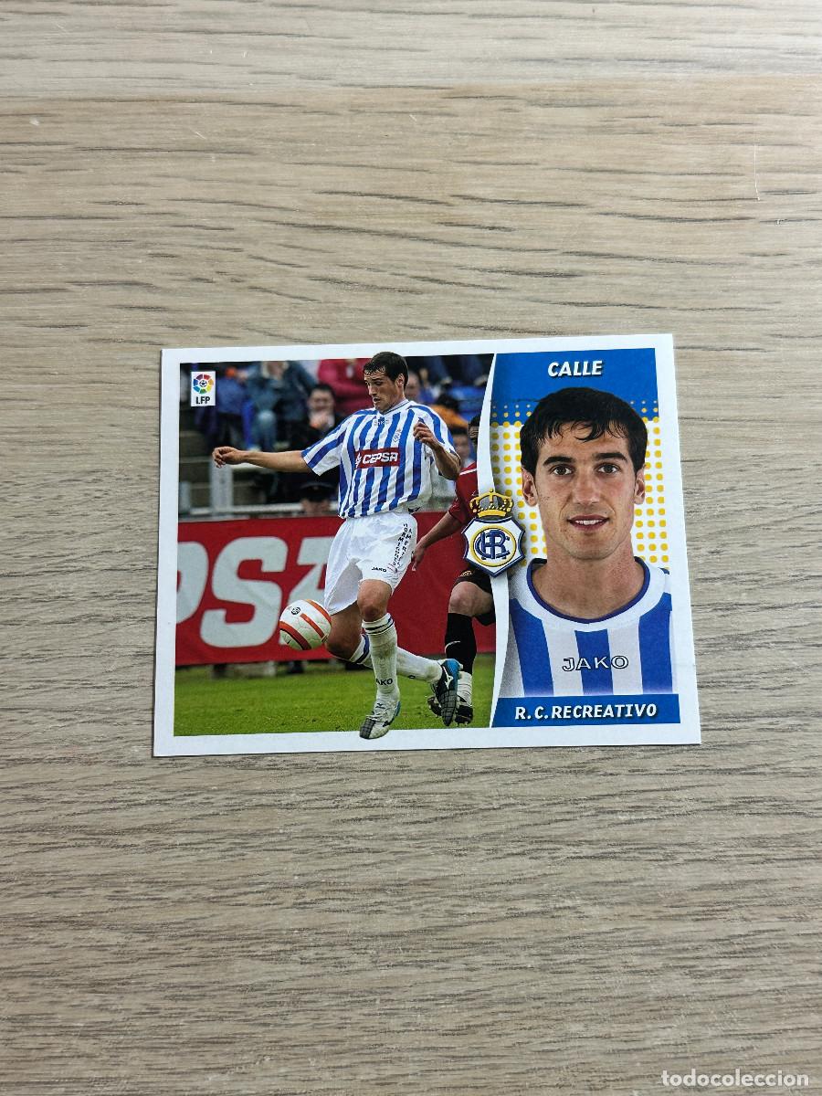 Cartes &agrave; collectionner de Football: CALLE RECREATIVO COLECCIONES ESTE LIGA 2006 2007 06 07 SIN PEGAR NUNCA PEGADO