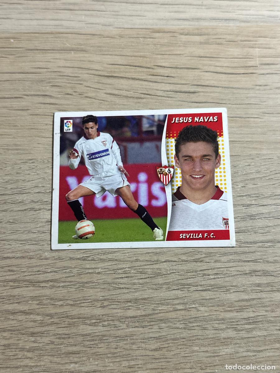 Cromos de f&uacute;tbol: JESUS NAVAS SEVILLA COLECCIONES ESTE LIGA 2006 2007 06 07 SIN PEGAR NUNCA PEGADO