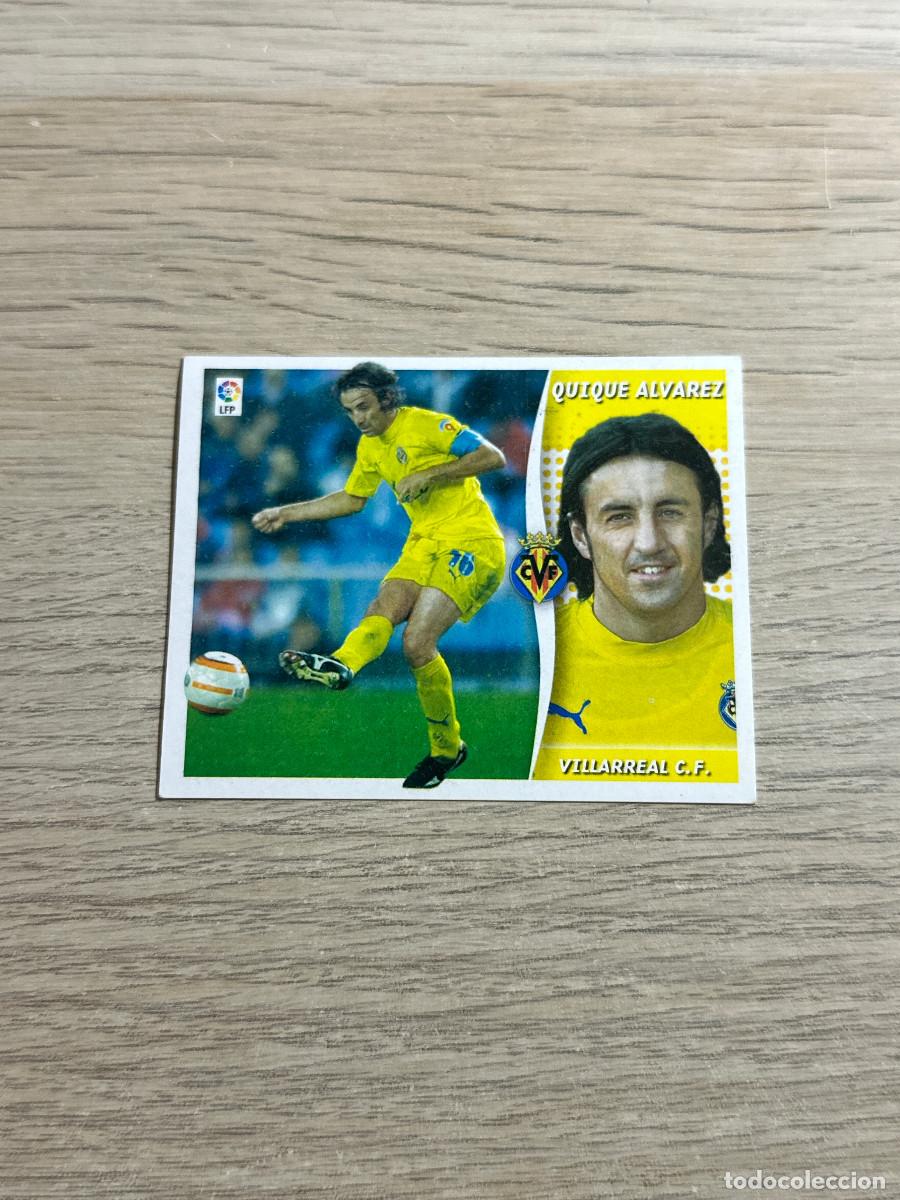Cartes &agrave; collectionner de Football: QUIQUE ALVAREZ VILLARREAL COLECCIONES ESTE LIGA 2006 2007 06 07 SIN PEGAR NUNCA PEGADO