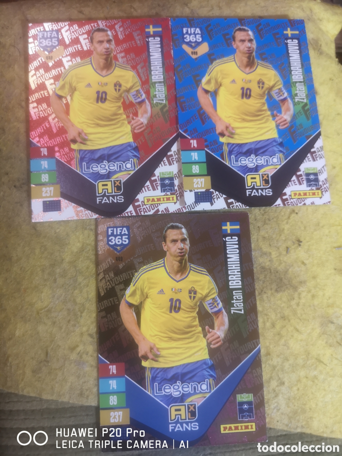 Cromos de Futebol: ADRENALYN FIFA 365 2027 FANS PARALELA 449 ZLATAN IBRAHIMOVIC - SUECIA
