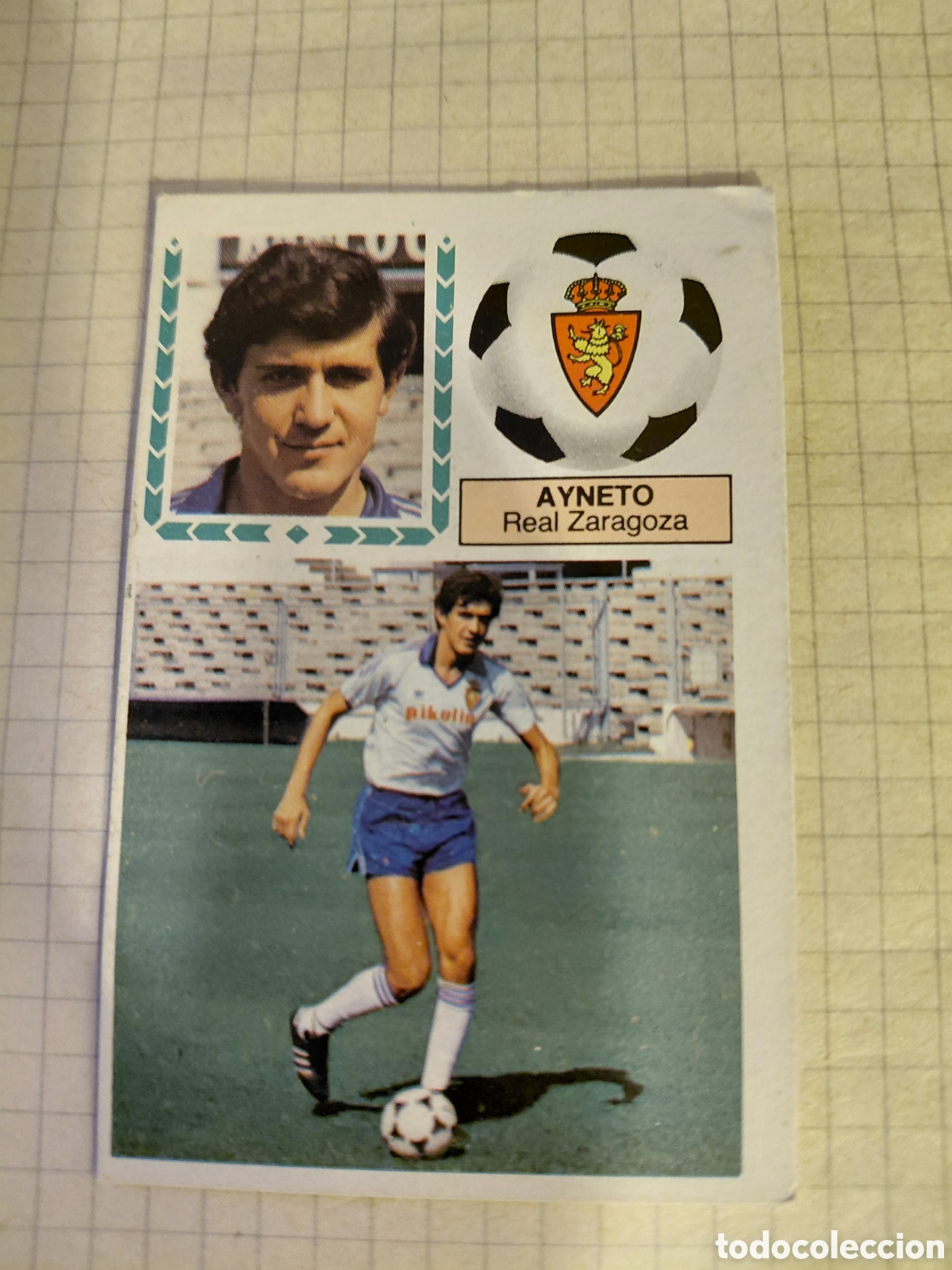 Cromos de Futebol: AYNETO, REAL ZARAGOZA, COLOCA, LIGA 83 84. DESPEGADO