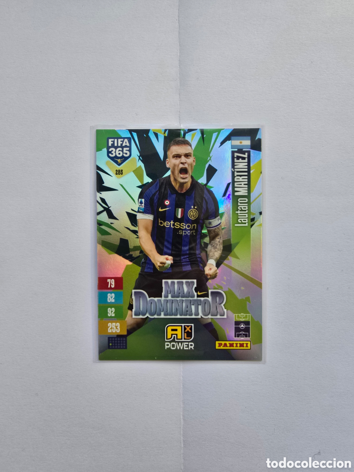 Cromos de Futebol: Lautaro Mart&iacute;nez | Max Dominator Power 285 | FIFA 365 Adrenalyn XL 2027