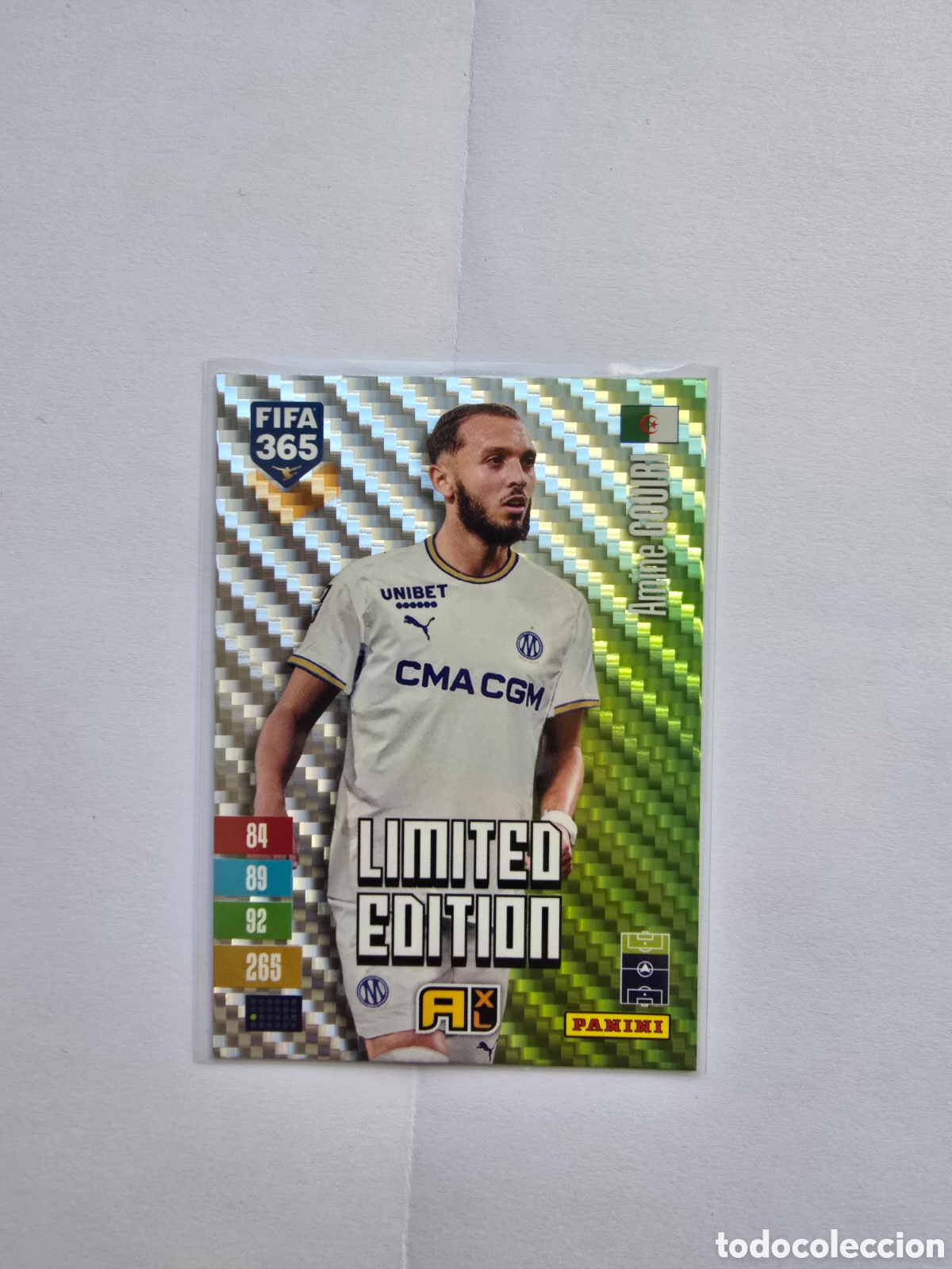 Fu&szlig;ball-Sticker: Amine Gouiri Limited Edition | Olympique de Marseille | Panini FIFA 365 Adrenalyn XL 2026/27