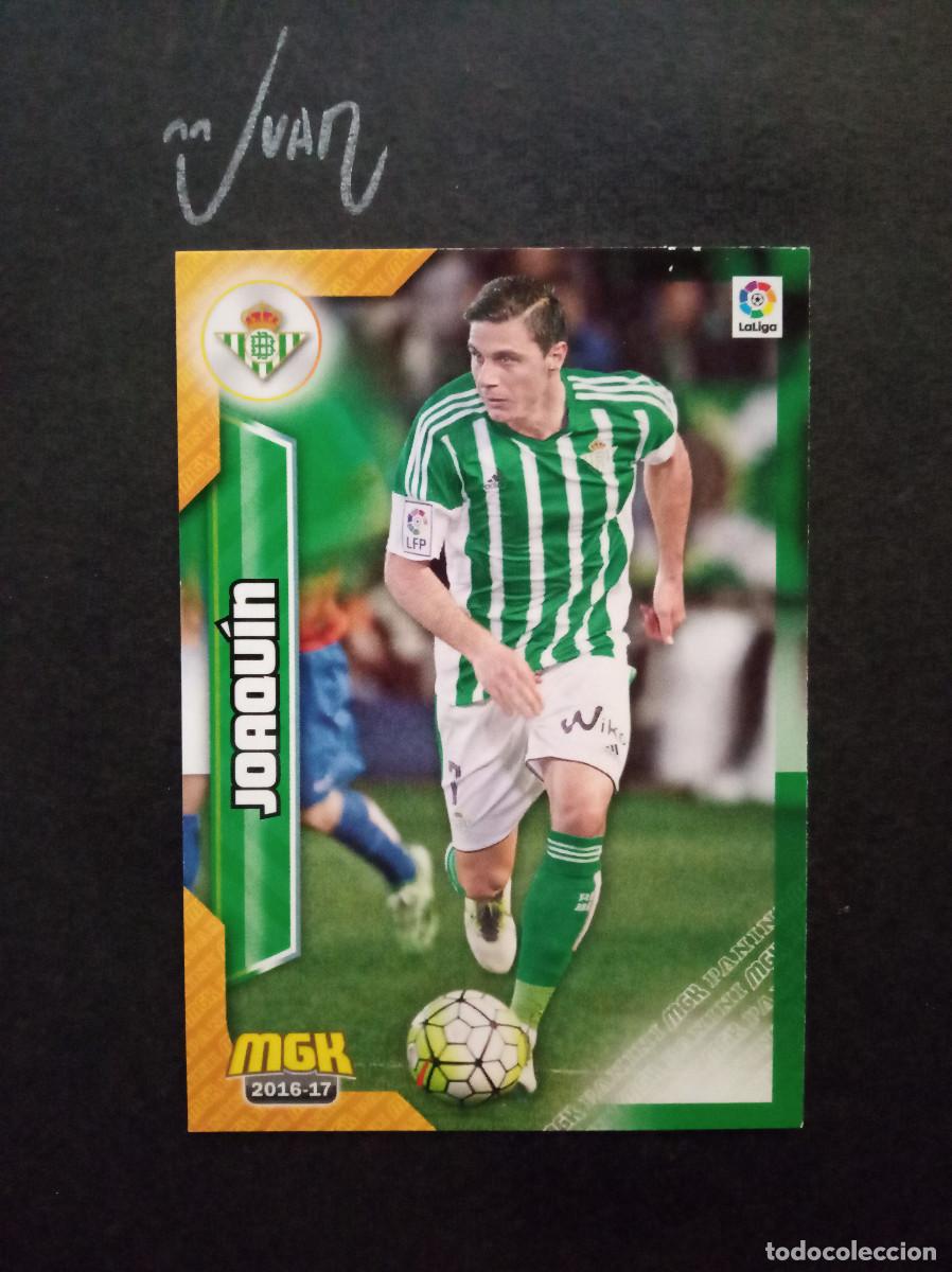 Cromos de f&uacute;tbol: N&ordm; 122 JOAQUIN REAL BETIS ESPA&Ntilde;A ⚽ PANINI &reg; MEGACRACKS LIGA 2016 2016 16 17 MEGA CRACKS MGK