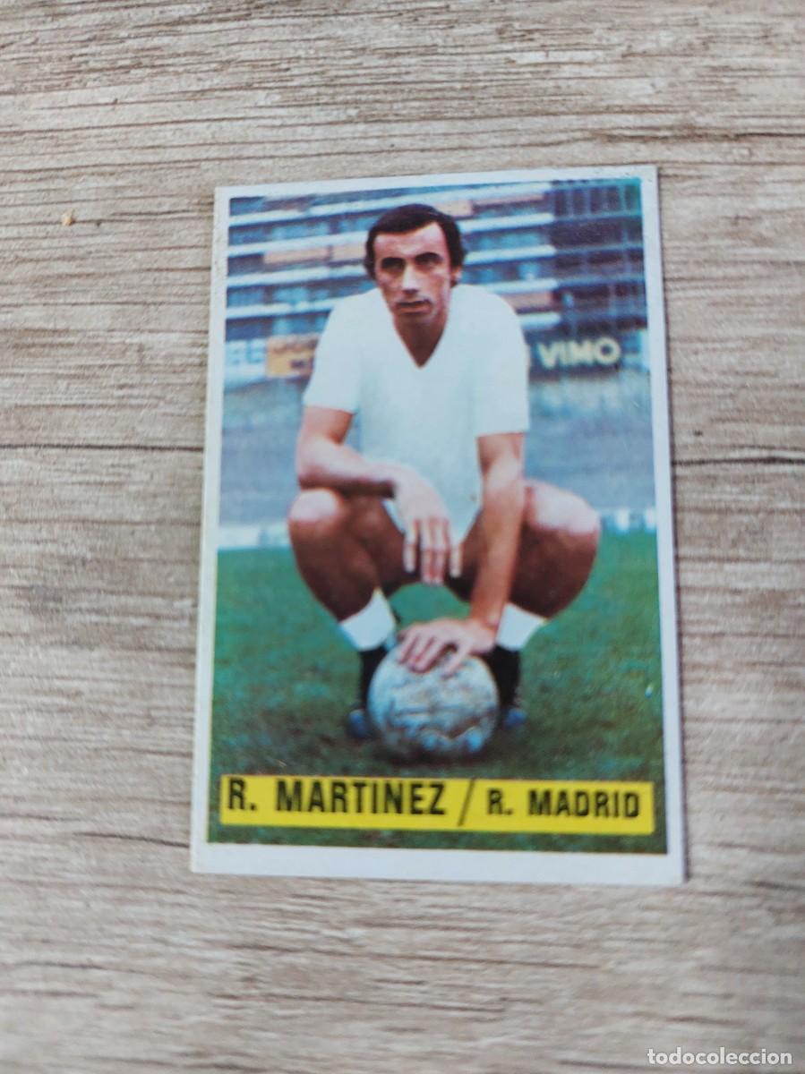 Cromos de f&uacute;tbol: CROMO FUTBOL Roberto Mart&iacute;nez Real Madrid EDITORIAL ESTE LIGA 74-75