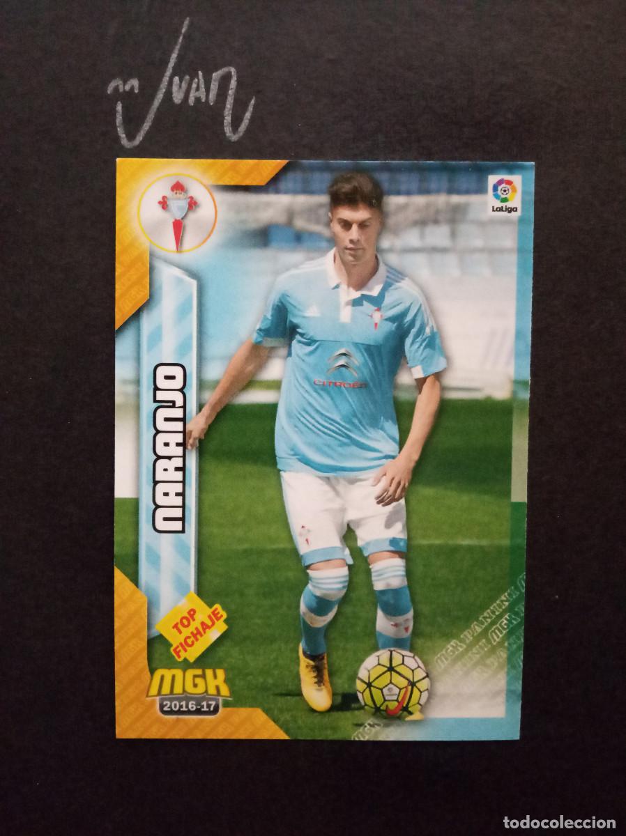Cromos de Futebol: N&ordm; 157 TOP FICHAJE NARANJO RC CELTA VIGO ⚽ PANINI &reg; MEGACRACKS LIGA 2016 2016 16 17 MEGA CRACKS MGK