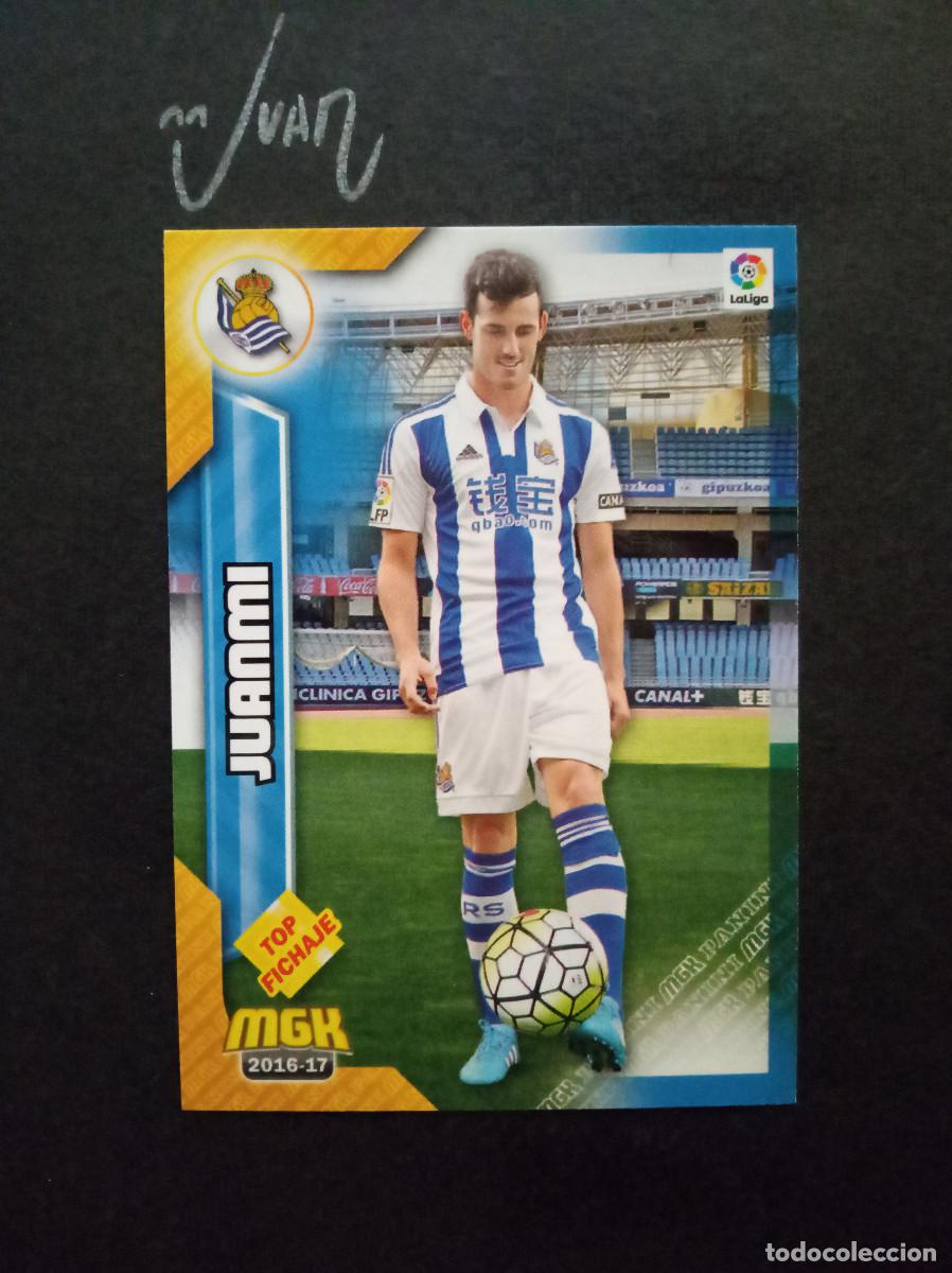 Cromos de Futebol: N&ordm; 427 TOP FICHAJE JUANMI REAL SOCIEDAD ⚽ PANINI &reg; MEGACRACKS LIGA 2016 2016 16 17 MEGA CRACKS MGK