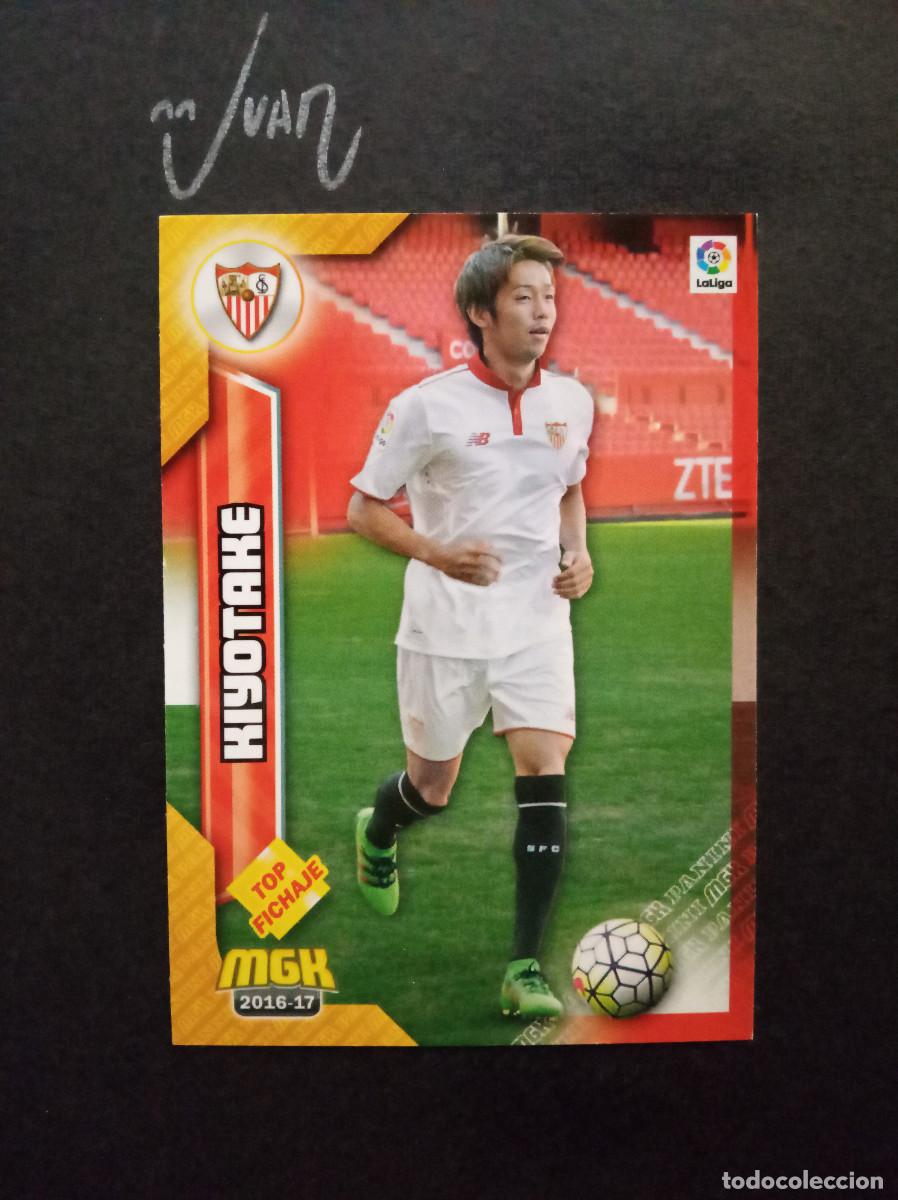 Figurine di Calcio: N&ordm; 454 TOP FICHAJE KIYOTAKE SEVILLA JAPON ⚽ PANINI &reg; MEGACRACKS LIGA 2016 2016 16 17 MEGA CRACKS MGK