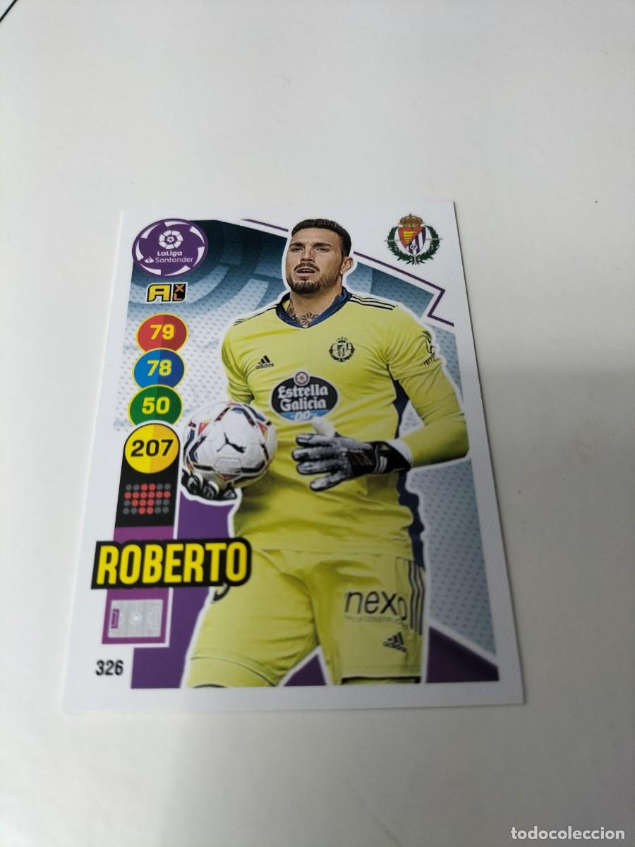 Fu&szlig;ball-Sticker: 1 CROMO FICHA PANINI ADRENALYN 2020-2021 20-21 REAL VALLADOLID 326 ROBERTO