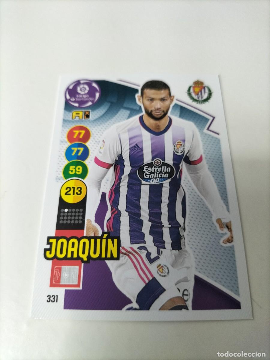 Fu&szlig;ball-Sticker: 1 CROMO FICHA PANINI ADRENALYN 2020-2021 20-21 REAL VALLADOLID 331 JOAQU&Iacute;N