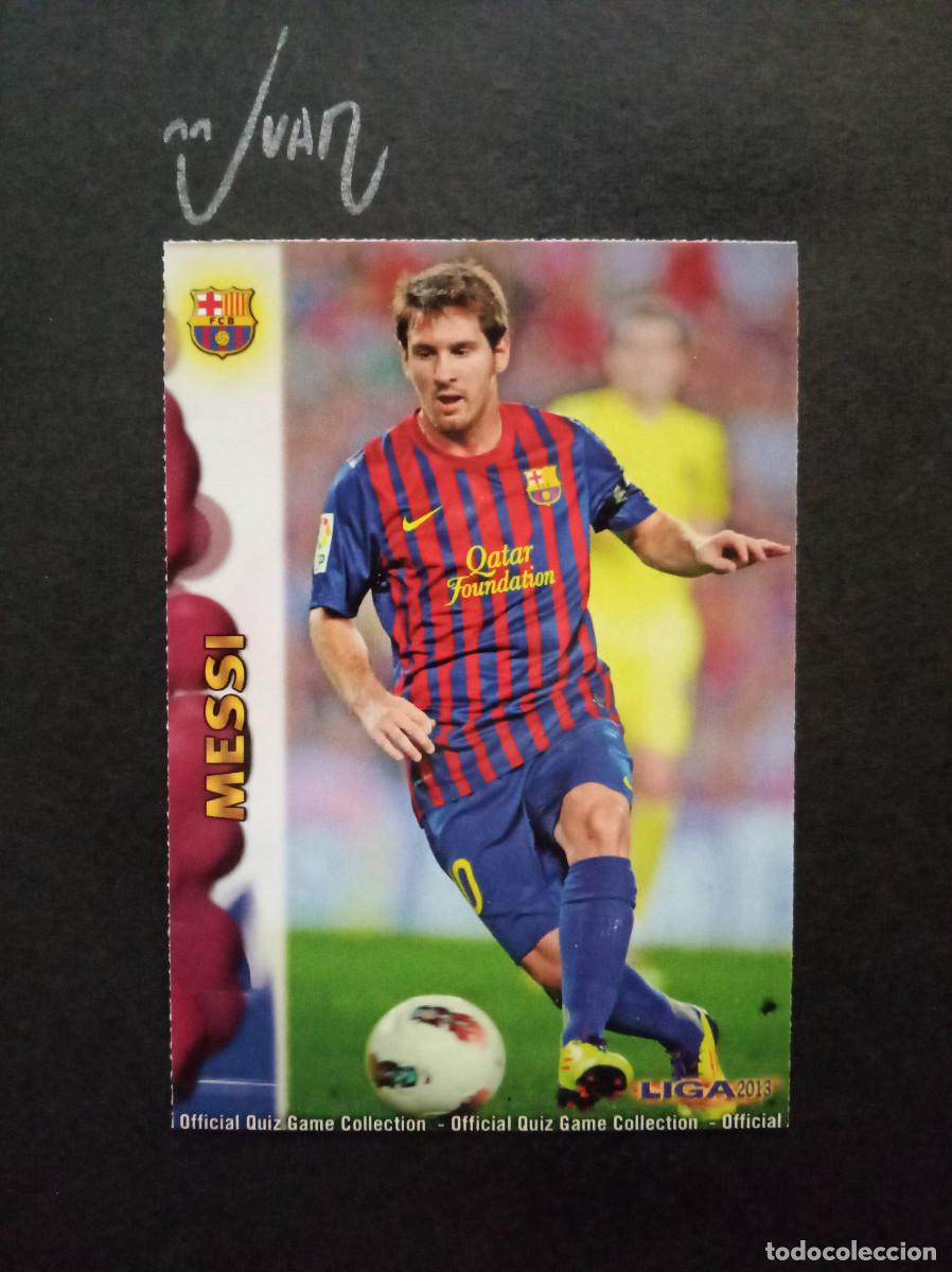 Figurine di Calcio: N&ordm; 44 MESSI FC BARCELONA ARGENTINA ⚽ MUNDICROMO &reg; QUIZ GAME FICHA LIGA FUTBOL 2012 2013 12 13