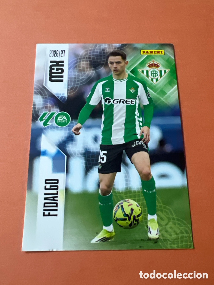 Fu&szlig;ball-Sticker: C192. 101 FIDALGO REAL BETIS FICHAS ALBUM MEGACRACKS 2026 2027 MGK 26 27