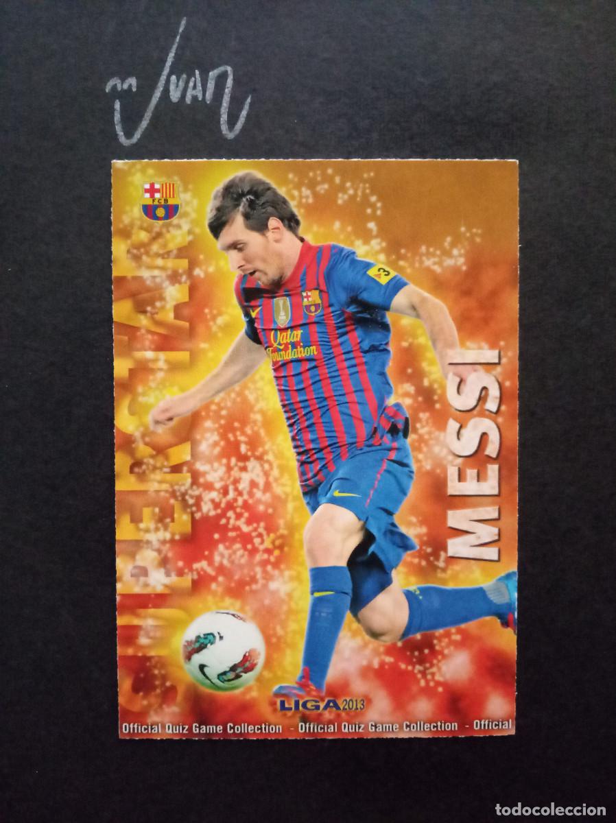 Fu&szlig;ball-Sticker: N&ordm; 53 SUPERSTAR MATE MESSI BARCELONA ARGENTINA ⚽ MUNDICROMO &reg; QUIZ GAME LIGA FUTBOL 2012 2013 12 13