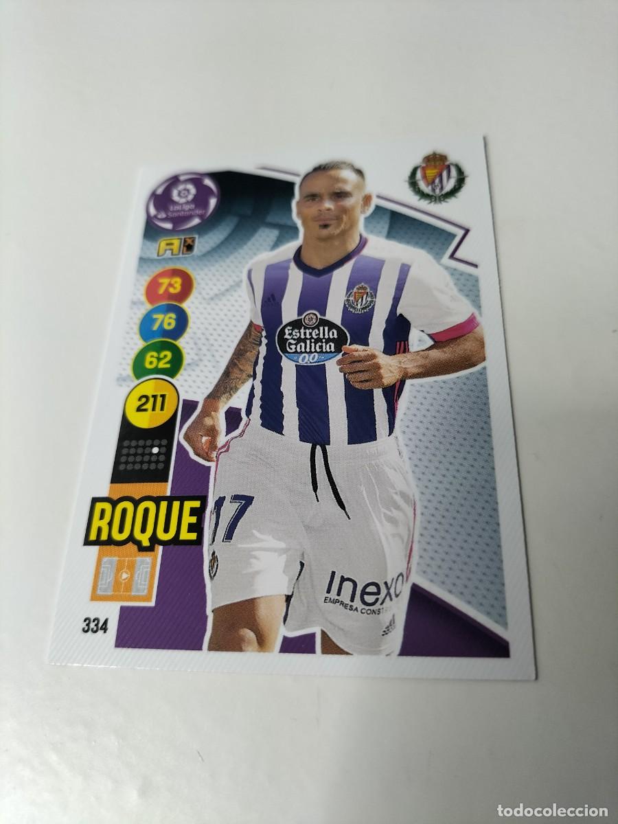 Cromos de f&uacute;tbol: 1 CROMO FICHA PANINI ADRENALYN 2020-2021 20-21 REAL VALLADOLID 334 ROQUE
