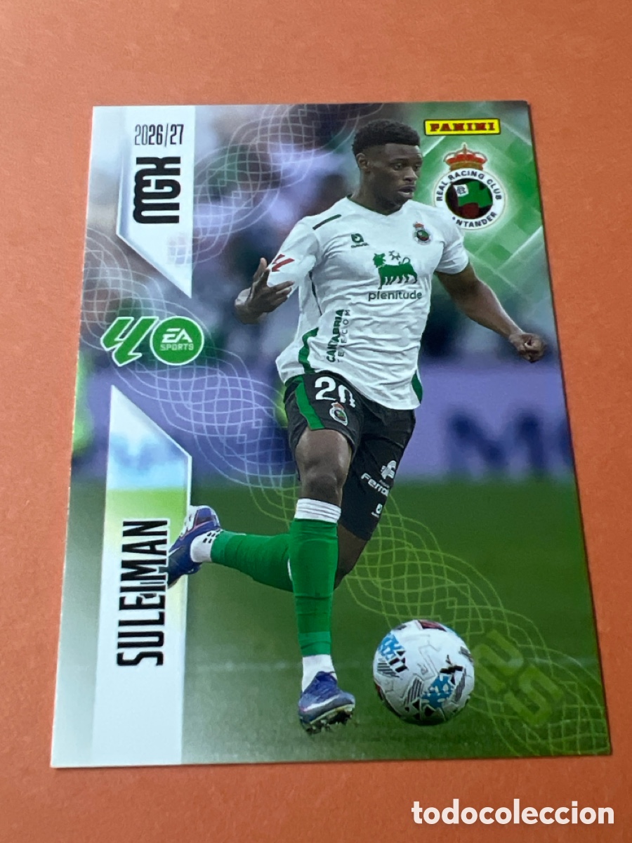 Cromos de f&uacute;tbol: C206. MGK 2026/27 MEGACRACKS PANINI. #284 SULEIMAN. RACING DE SANTANDER.