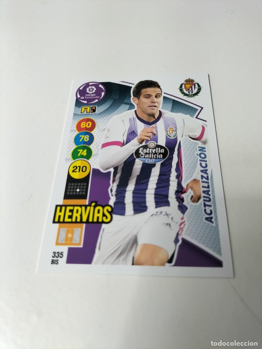 Cromos de f&uacute;tbol: 1 CROMO FICHA PANINI ADRENALYN 2020-2021 20-21 REAL VALLADOLID 335 bis HERVIAS ( ACTUALIZACI&Oacute;N