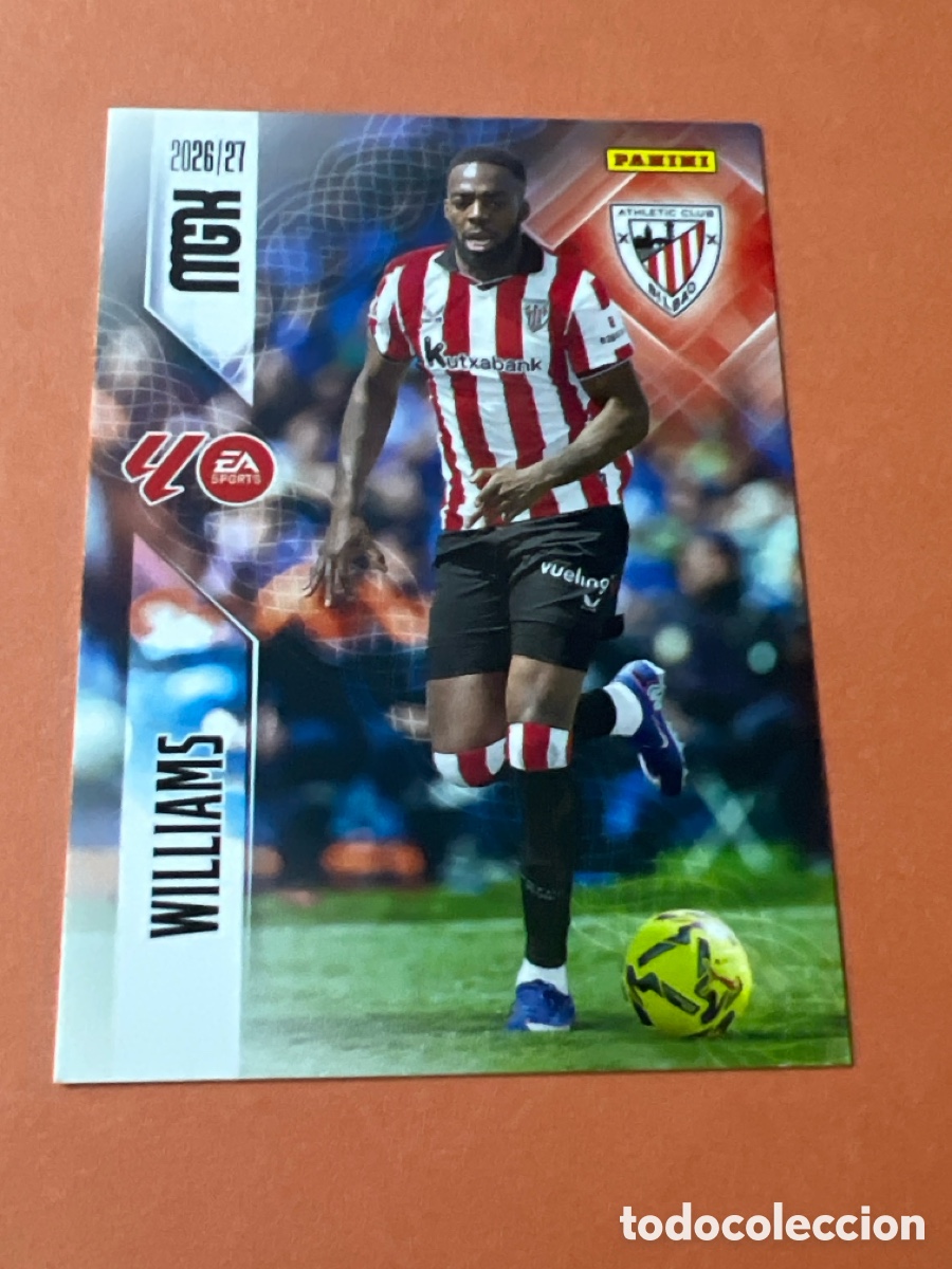 Cartes &agrave; collectionner de Football: C203. MGK 2026/27 MEGACRACKS PANINI. #52 WILLIAMS. ATH BILBAO.
