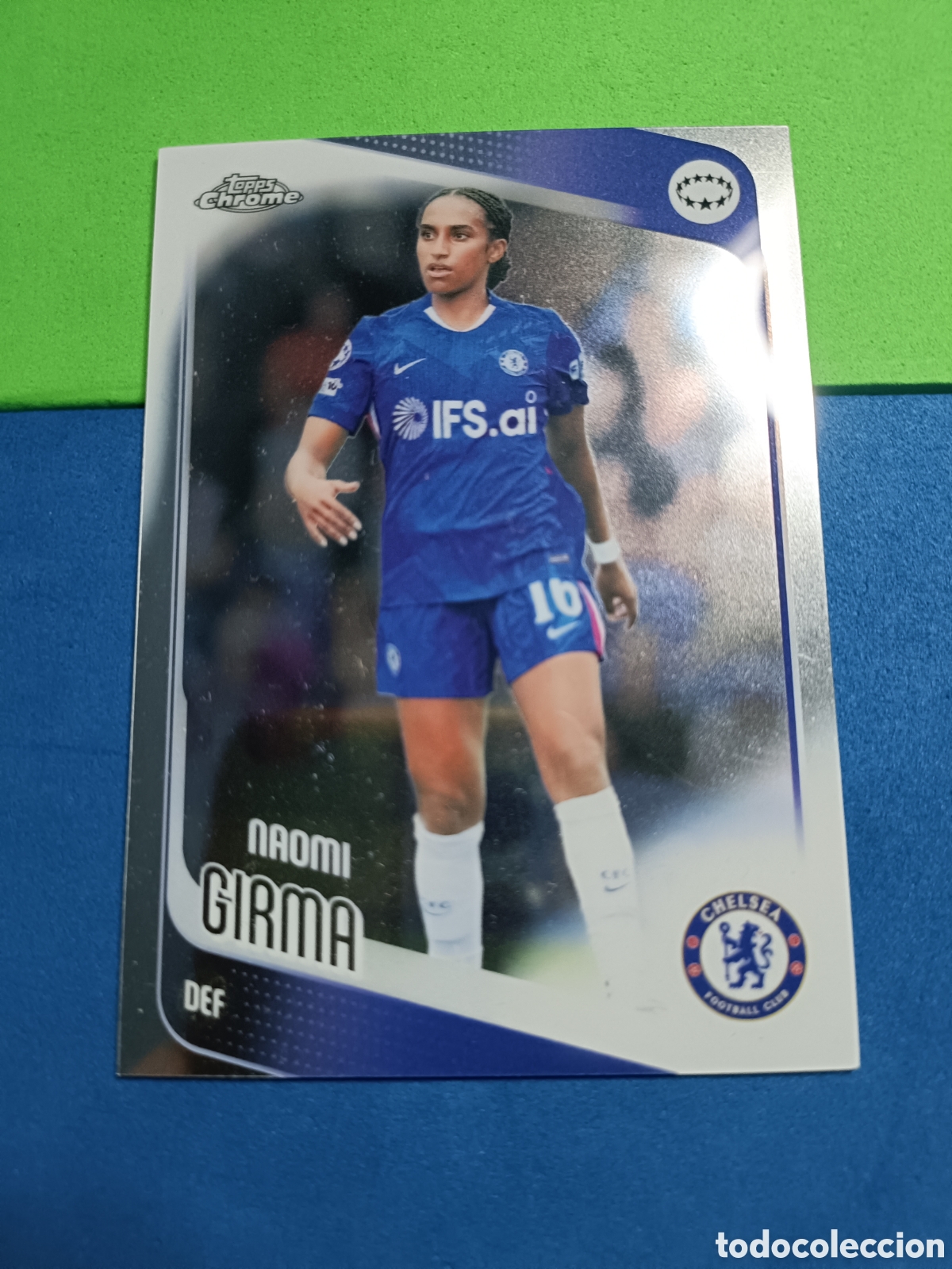 Cartes &agrave; collectionner de Football: Topps Chrome UEFA Women's Champions League 2025 2026 - 21 Naomi Girma